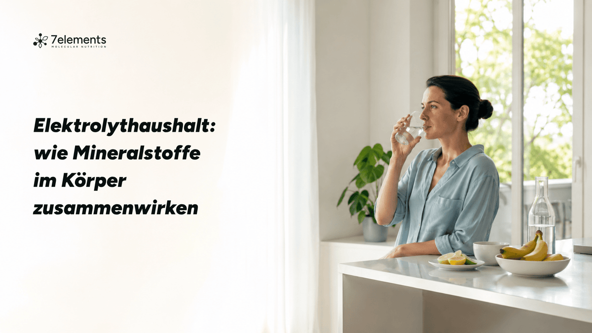 Elektrolythaushalt: wie Mineralstoffe im Körper zusammenwirken