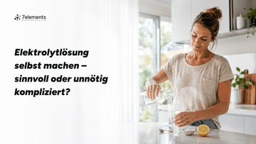 Elektrolytlösung selbst machen – sinnvoll oder unnötig kompliziert?