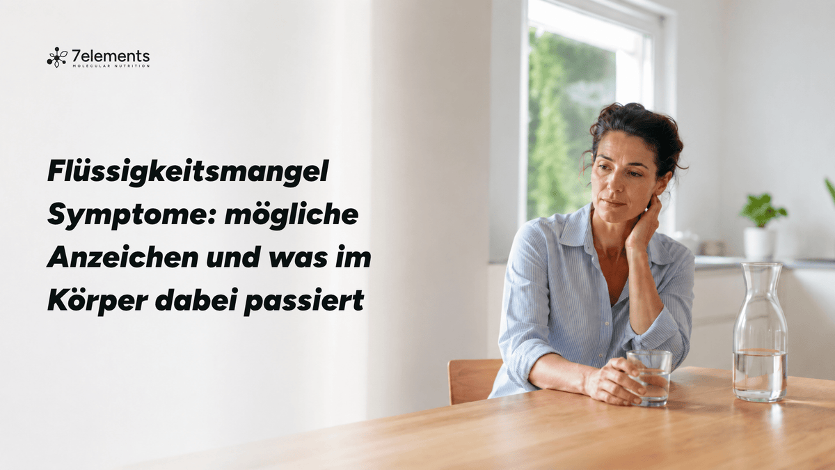 Flüssigkeitsmangel Symptome: mögliche Anzeichen und was im Körper dabei passiert