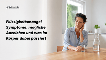 Flüssigkeitsmangel Symptome: mögliche Anzeichen und was im Körper dabei passiert