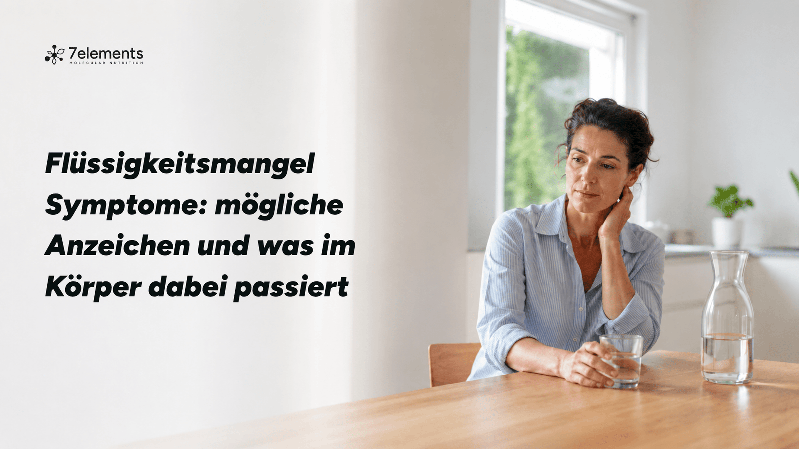Flüssigkeitsmangel Symptome: mögliche Anzeichen und was im Körper dabei passiert