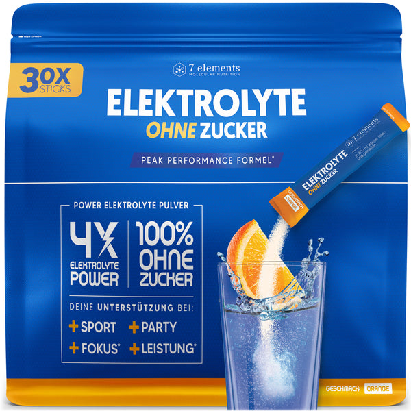 Elektrolyte ohne Zucker