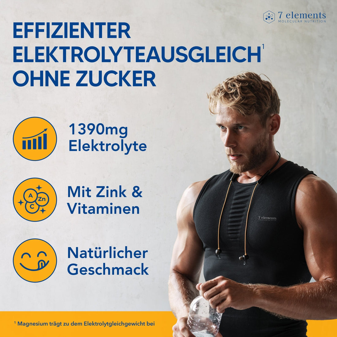 Elektrolyte ohne Zucker