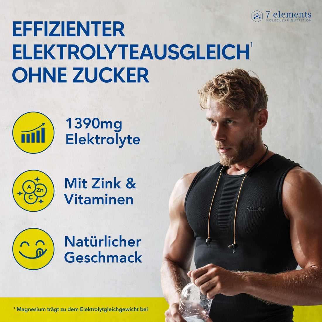 Elektrolyte ohne Zucker