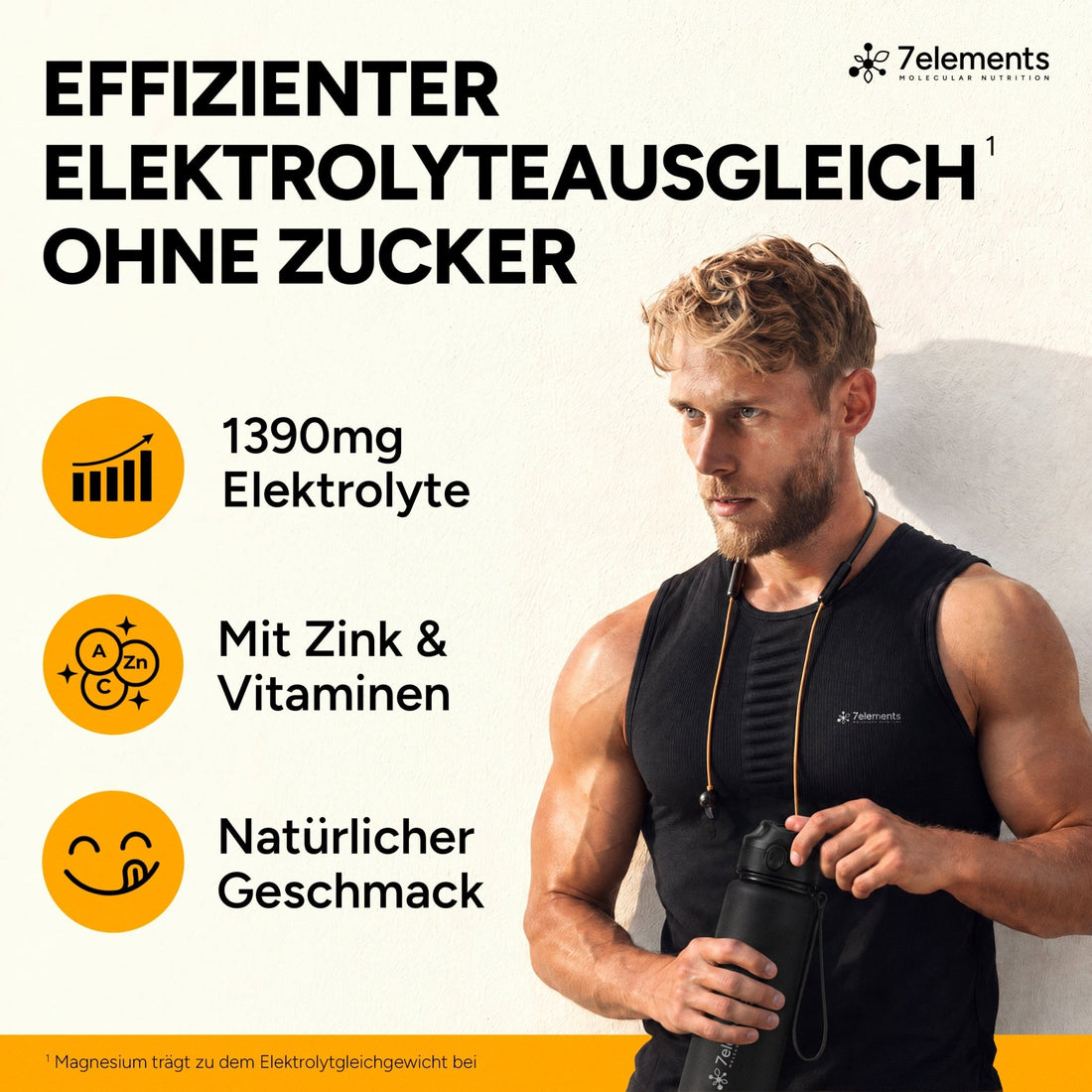Elektrolyte ohne Zucker