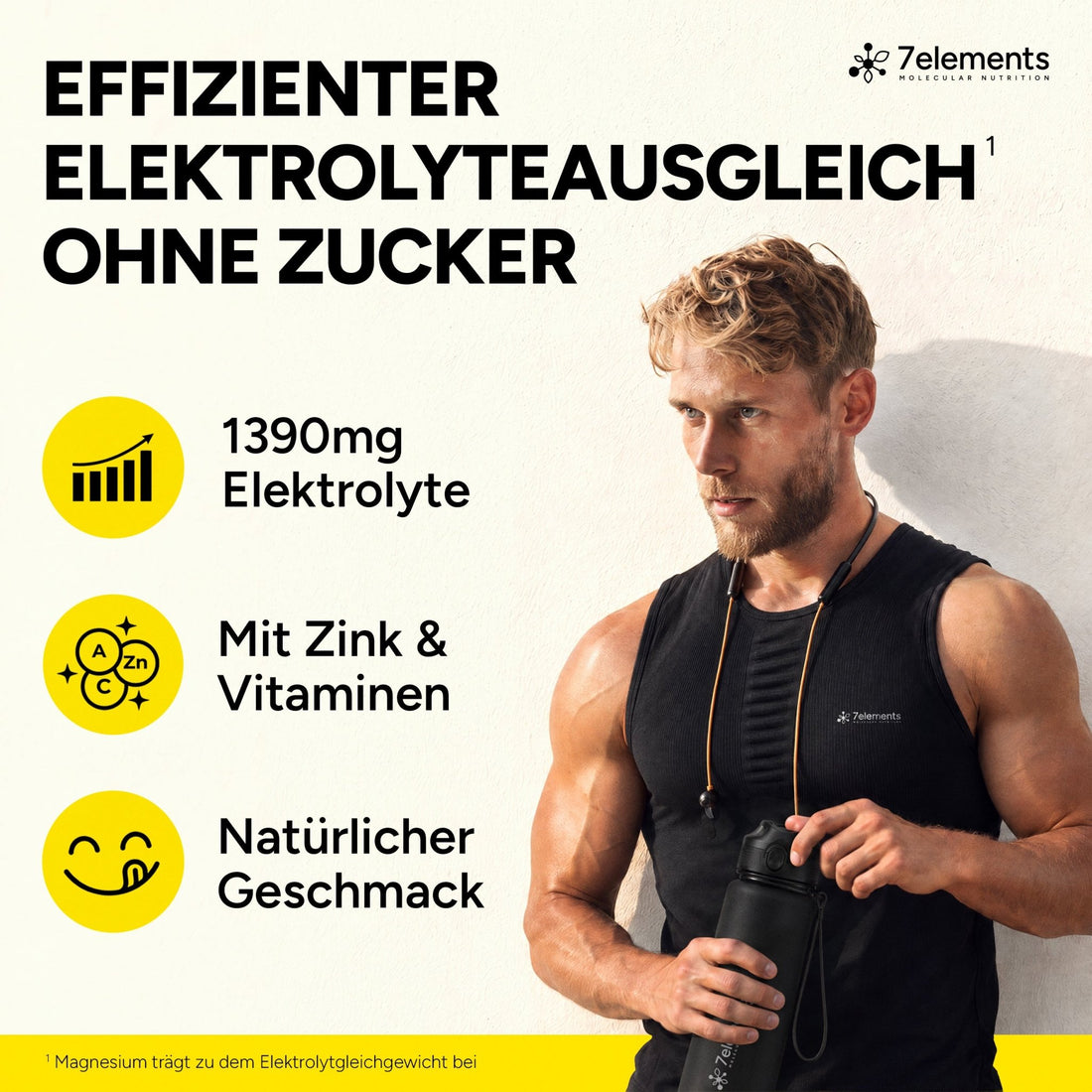 Elektrolyte ohne Zucker